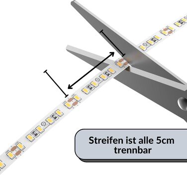 Світлодіодна стрічка WW 24v 5m професійна стрічка Самоклеючий затемнюваний теплий білий теплий білий чистий білий Тривалість життя 30 000 годин 3000 кельвінів 120 SMD світлодіодів на метр Чіпсет 2835 5м 3000 Кельвін