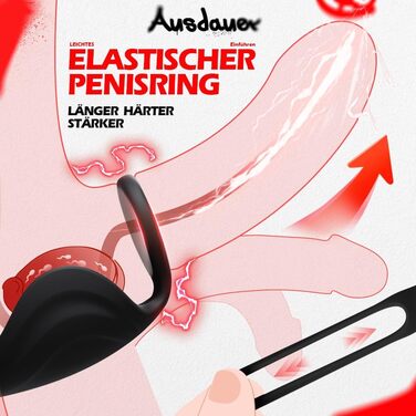 Анальний вібратор Bestvibe, з стимуляцією простати та ерекційним кільцем