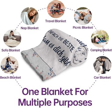 Подарунок на день народження бабусі, персоналізована суперм&39яка фланелева ковдра, подарунок на день народження бабусі 157 * 132 см