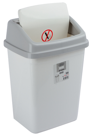 Контейнер для сміття Violet House 0101 White, 5 л (6749529)