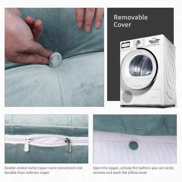 Оксамитова подушка для спинки узголів&39я ліжка з закрученим верхом велика подушка для підтримки кушетки, дивана-ліжка та подушка для читання (сіра, 50 * 200 см) Сіра 50*200 см