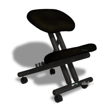 Ергономічне крісло Cinius Ортопедичне крісло для коліна Комп&39ютерне крісло для коліна Тканина Чорного кольору