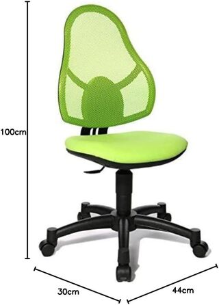 Офісне крісло, стілець для роботи для дітей та підлітків, оббивка з тканини, рожевий, одномісний