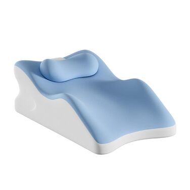 Контурна подушка з піни з ефектом пам&39яті - подушка для підтримки шийного відділу хребта для полегшення болю в шиї, ортопедична ергономічна подушка для сну на боці, м&39який охолоджувальний чохол