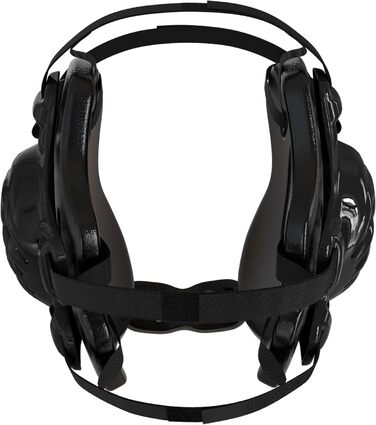 Захист вух для дорослих борців GCA Nelson Pro, регульований, D1 BJJ MMA, універсальний, чорний/чорний/чорний