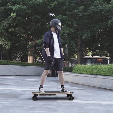 Електричний скейтборд D3L 31" Dual 500W Longboard – чотириколісний лонгборд з двома моторами 1000W, IPX4, 38 км/год, дальність 20 км, пульт 2.4G