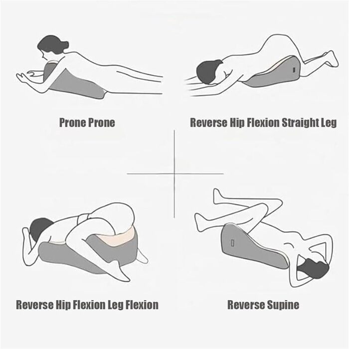 Універсальна подушка Liborah, подушка з кутом нахилу 27 для інтимної близькості, ергономічна подушка з піни з ефектом пам&39яті, чохол з бамбука, який можна прати, підтримка хребта та спини, ідеально підходить для сидіння та лежання (чорна)