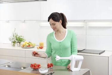 Ручний міксер Braun MultiMix 3 HM 3105 - ручний міксер з 5 швидкостями та функцією турбо, вкл. віночок, гак для тіста, ручний блен