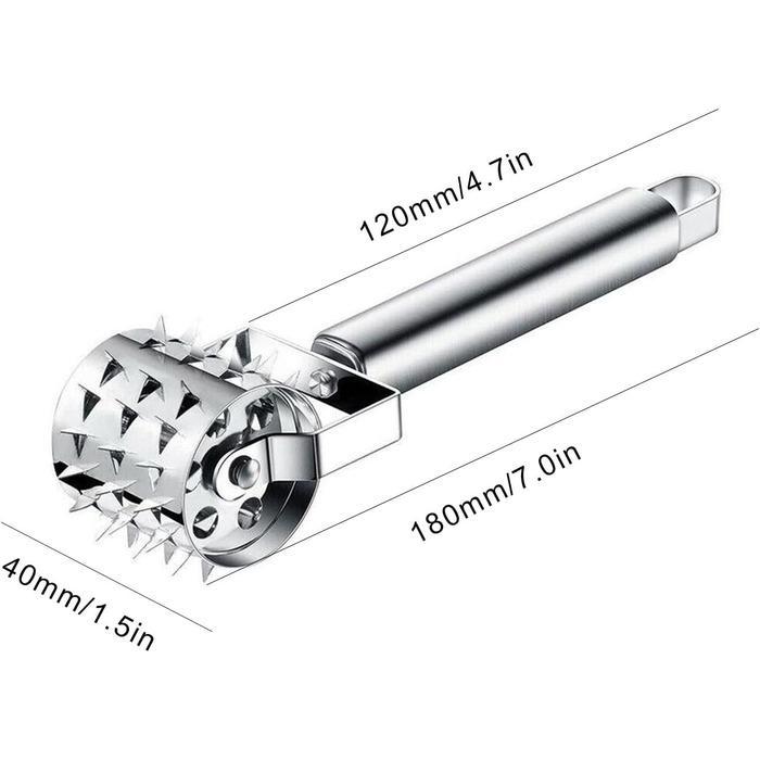 Розпушувач м'яса/Тендерайзер MYLERCT, 19 см, з нержавіючої сталі