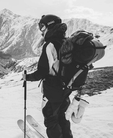 Шолом POC Obex BC MIPS для лиж та сноуборду для найкращого захисту на схилі та поза ним, з NFC-чіпом, RECCO та арамідними панелями, урановий чорний матовий ML (55-58 см)