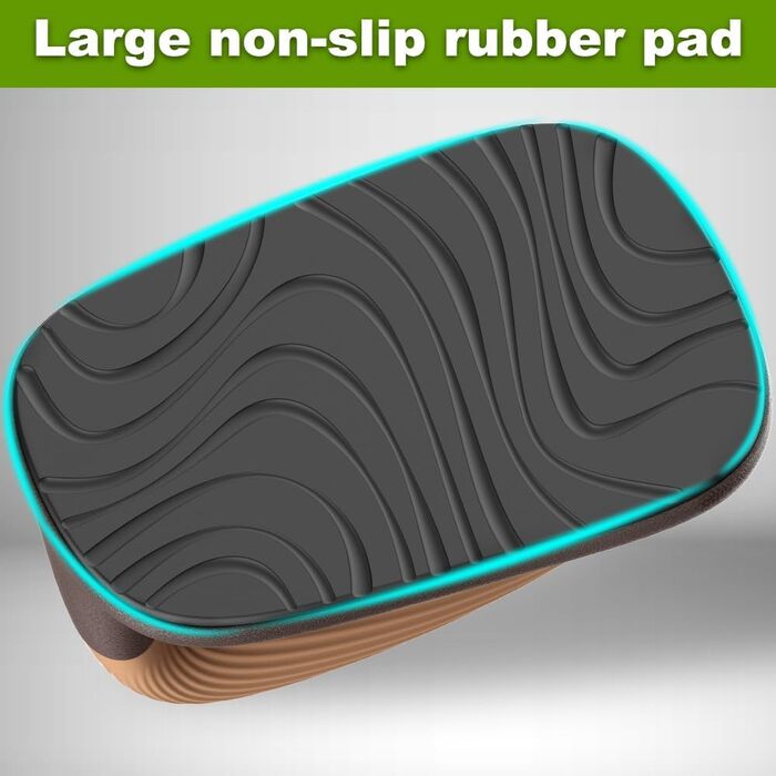 Ручки для віджимань для калістеніки - нековзні паралети, ручки для стійки на руках, міцні перекладини для віджимань, дошка для віджимань на підлозі, стійка на руках, силові тренування, вантажопідйомність 226 кг, коричневий колір стандартна опорна плита