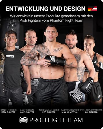 Боксерські рукавички Phantom з неопрену, гель - Боксерські, ММА, Муай-Тай, гелеві бинти, розмір S/M