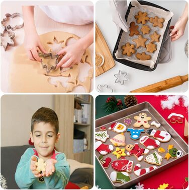 Різдвяні формочки для печива набір із 20 формочок KEELYY