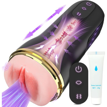 Секс-іграшка для чоловіків, електрична чаша-мастурбатор з 10 вібраціями, мастурбація для чоловіків з 5 режимами всмоктування, сольні секс-іграшки, кишенькова кицька, мастурбатори для пеніса з реалістичною 3D вагіною/кицькою