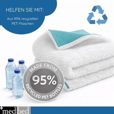 Антипролежнева підкладка MedBed Premium медична підкладка для запобігання пролежням (70 x 100 см) 70x100 см (1 упаковка)