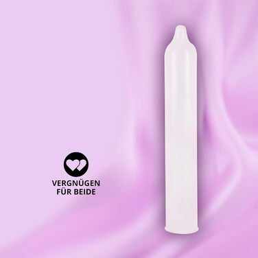 Презервативи Secura Extra Large 100 - 100 широких презервативів для чоловіків без гормонів, прозорі