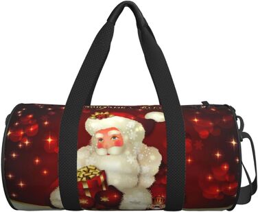 Яскрава дорожня сумка з написом З Різдвом, спортивна сумка для чоловіків та жінок, сумка-мішок, спортивна сумка
