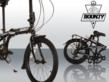 Складаний велосипед Bounty Citylite Легка алюмінієва рама 6-швидкісні передачі Shimano з перемикачами Revo Ідеально підходить для щоденних поїздок