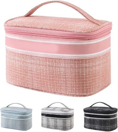 Водонепроникний органайзер для дорожньої косметики з великим простором для жінок, синій, один розмір