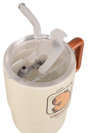 Чашка 400 мл Capybara Time LED