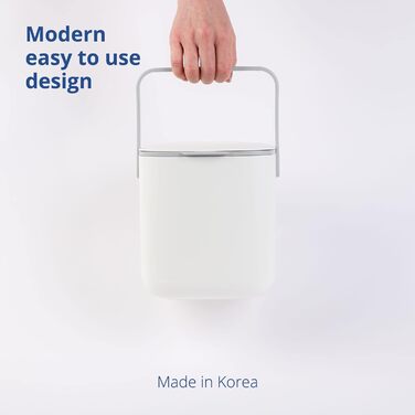 Кухня для органічних відходів BLUE GINKGO кухня з компостним контейнером з кришкою, ручками Можна мити в посудомийній машині Зробл