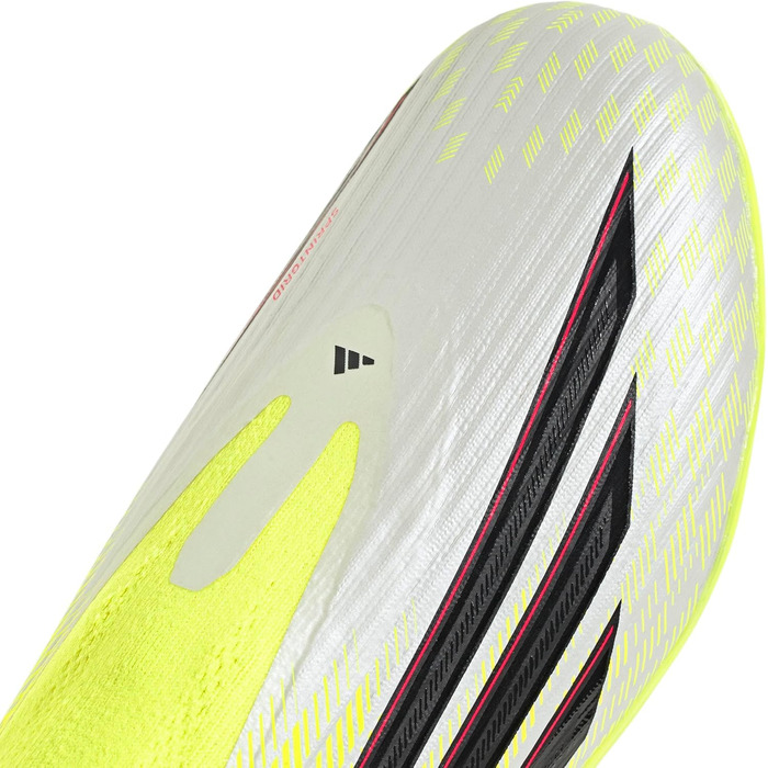 Футбольні бутси adidas Unisex Kids F50 League Laceless FG/MG, дитячі, 38 EU Team, Solar Yellow 2 Core Black, Lucid Red