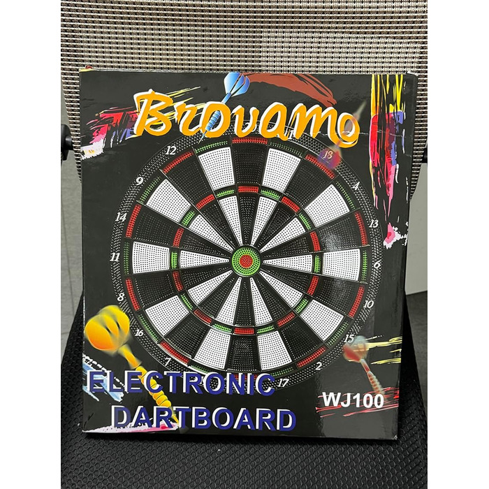 Електронна мішень для дартсу, Електронна мішень для дартсу з 12 дротиками та 30 змінними наконечниками, Електронна мішень для дартсу з голосовим керуванням та РК-дисплеєм, Мішень для дартсу на батарейках, Електрична мішень для дартсу, Нова версія