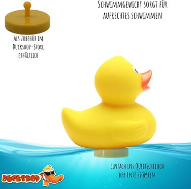 Повітряна куля Duckshop I Rubber Duck Heart I Squeaking Duck IL 8 см - в комплекті брелок Squeaking Duck