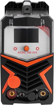 Зварювальний апарат VEVOR TIG 6-в-1 для алюмінію (великий LED-дисплей) AC TIG/DC TIG/AC Pulse TIG/DC Pulse TIG/Spot TIG/MMA, інверторний електрозварювальний апарат IGBT 225A