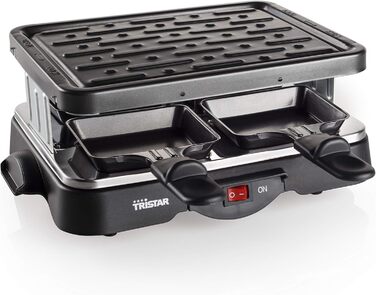 Гриль раклет Tristar до 4 осіб, 4 сковороди, 500 Вт, RA-2949