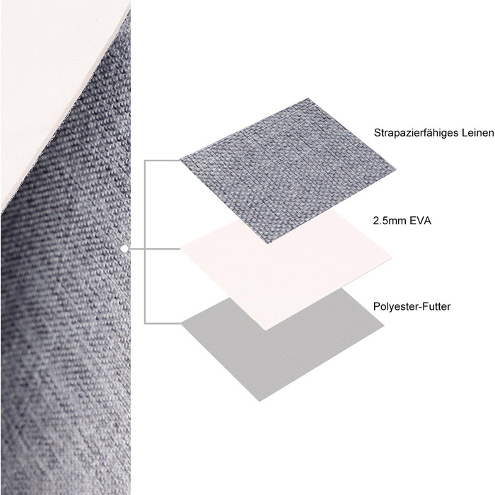 Тканиновий кошик для зберігання Mangata для шафи, різні розміри та кольори, полиці-кошики, коробка для зберігання, 4 шт. (сірий, великий) сірий L-4 шт.