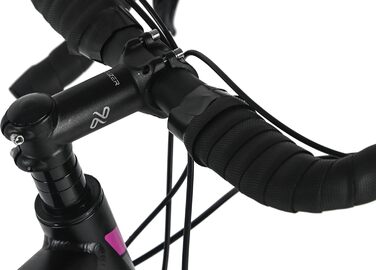 Велосипед WYLD Racing 28&39&39 Whirlwind 100 Black 16 передач Чорно-фіолетовий 60 см