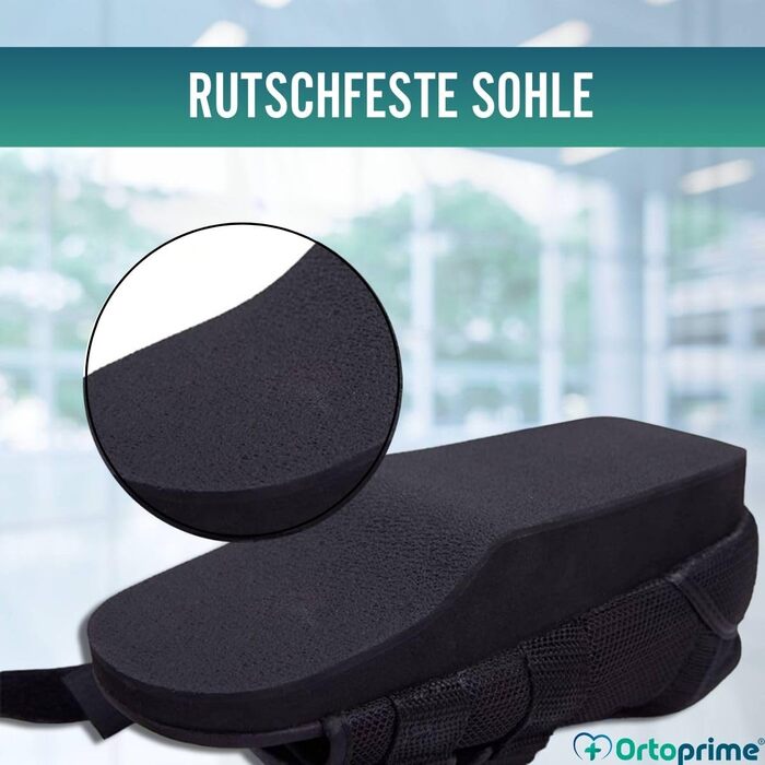 Післяопераційне взуття OrtoPrime з регульованим каблуком - Ортопедичне взуття для операцій на стопі - Післяопераційне взуття BOUDED (РОЗМІР L (42-44)) TALLA L (42-44)