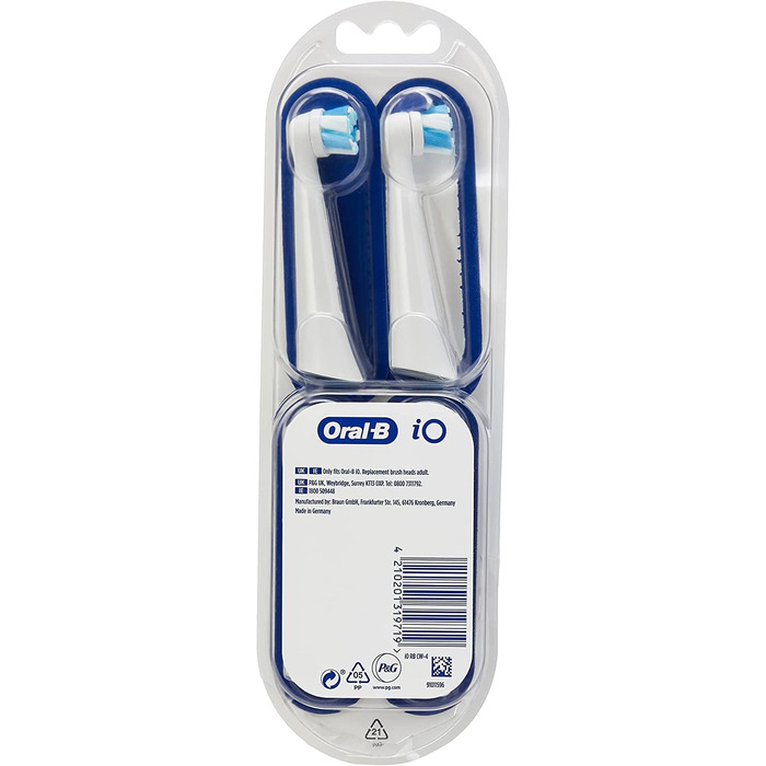 Насадки для щітки Oral-B iO Ultimate Clean, 2 шт. и (4 шт. и (1 упаковка), 4 упаковки)