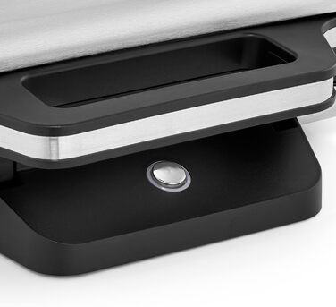 Сендвіч-машина WMF Lono, тостер для сендвічів, для 2 стандартних або XXL тостів, 2-ступінчасте регулювання висоти для більшої начинки, матова нержавіюча сталь