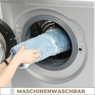 Милий килимок для ванної кімнати з океанічним мотивом, супервбираючий, можна прати в пральній машині, нековзний, пухнастий килимок для душу, спальні та вітальні, 50 x 80 см, Ocean 50 x 80 см (прямокутний) Ocean