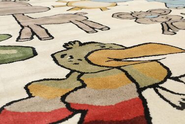 Килимок ручної роботи Savann, Килимок для дитячої кімнати, 170 x 240 см, Дитячий килимок для дітей, Ігровий килимок для немовлят,