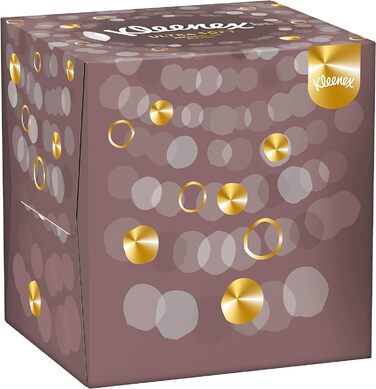 Коробки для серветок для обличчя Kleenex Ultra, для щоденного використання, 3 шари, 12 кубиків x 48 серветок ука (12 упаковок)