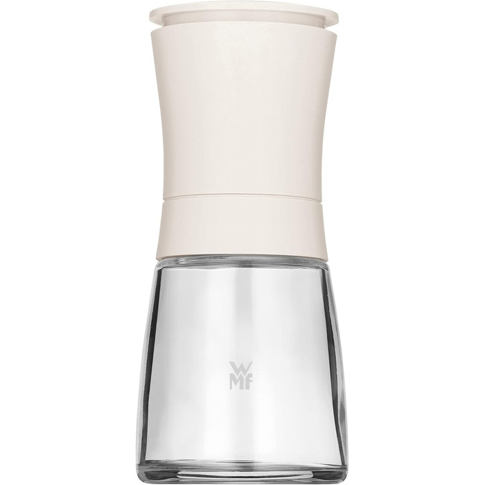 См, без наповнення, млин для спецій, керамічний подрібнювач, пластик, скло, білий Одинарний, 14