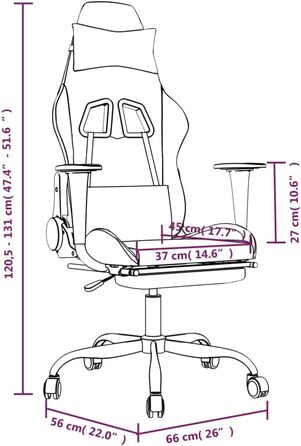 Геймерське крісло, офісне крісло, з підставкою для ніг, чорне та камуфляжне, штучна шкіра