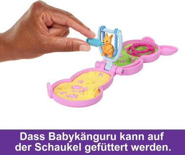 Ігровий набір 2-в-1 з розплідником для тварин, 2 ляльками, 7 тваринами та аксесуарами, включаючи м'яку сумку та скриньку, ідеально