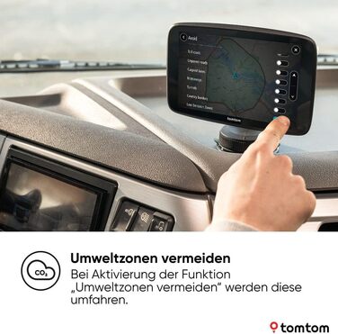 Навігаційна система TomTom Truck GO Expert Plus (7-дюймовий дисплей, ведення маршруту та точки інтересу для великих транспортних засобів, включаючи TomTom Traffic, карти світу, попередження про обмеження руху в режимі реального часу) 7-дюймовий одинарний 