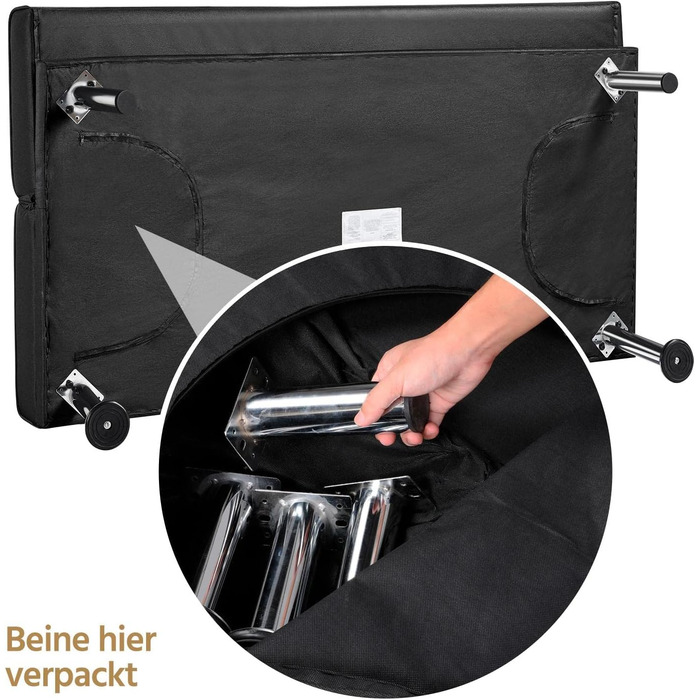 Розкладний диван Yaheetech для макс. 3 осіб, гостьове ліжко, диван, диван з функцією сну, кушетка, диван-ліжко, розкладний диван, диван-ліжко, м&39який диван, вантажопідйомність до 350 кг, чорний поліестер