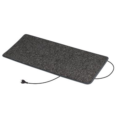 Інфрачервоний нагрівальний килимок для дому та офісу, антрацит 50x100 см, 64 Вт, 230 В