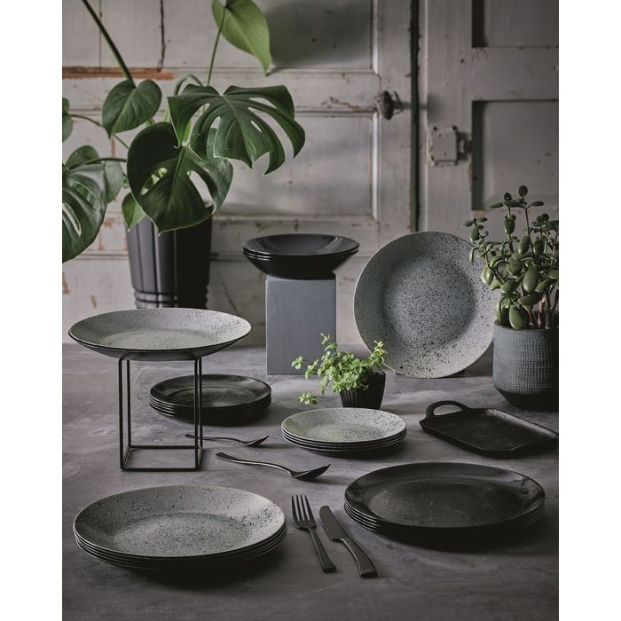 Тарілка десертна Luminarc Slate Black, 18 см (6788146)