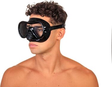 Комплект для підводного плавання з маскою для дайвінгу та трубкою з клапаном для зливу води для дорослих та дітей