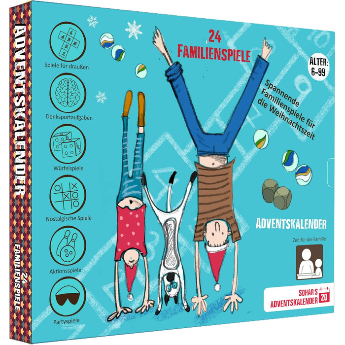 Адвент-календар SOHAR'S ADVENTSKALENDER 2025 Сімейні ігри, для всієї родини