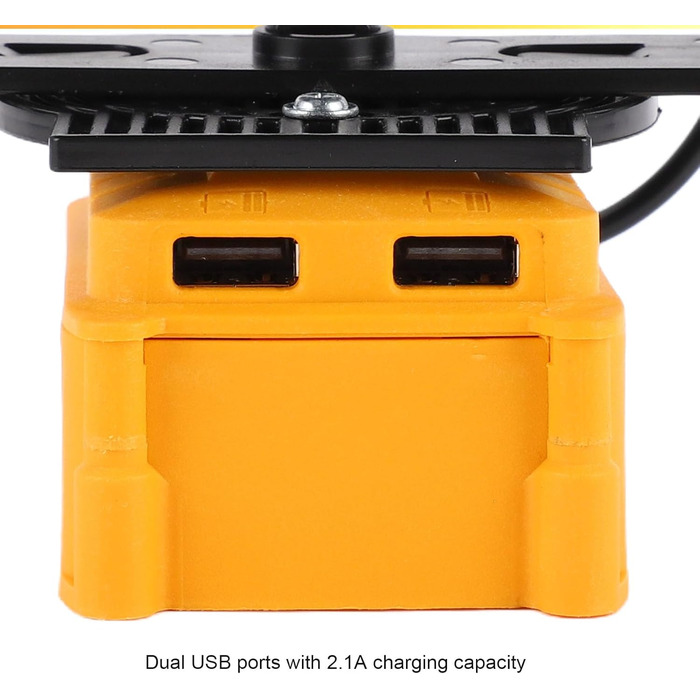 Автомобільний обігрівач на батарейках, невеликий електричний обігрівач потужністю 200 Вт з 2 USB-виходами, 2 регульованими режимами нагріву, підходить для літій-іонних акумуляторів