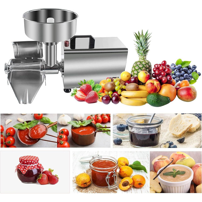 Комерційна електрична машина для просіювання помідорів TAHALI, машина для варення 220 В/110 В, прес для подрібнення їжі з нержавіючої сталі, соусниця, прес для фруктів