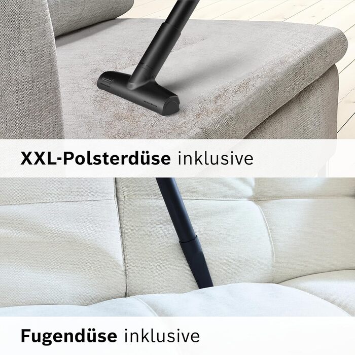 Пилосос Bosch з мішком Series 8 BGB75X494, пилосос, ідеально підходить для алергіків, гігієнічний фільтр, підлогова насадка для па